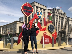 Merayakan Piala Dunia FIFA 2018 dengan ibu--di Kremlin!