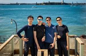 Dermaga Queens menawarkan pemandangan spektakuler dari Pelabuhan Waitemata. 

(Foto oleh Tony Xue)
